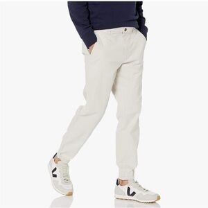 Men's Straight-Fit Chino Jogger Pant-Stone
